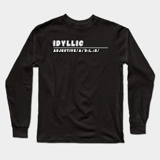 Word Idyllic Long Sleeve T-Shirt